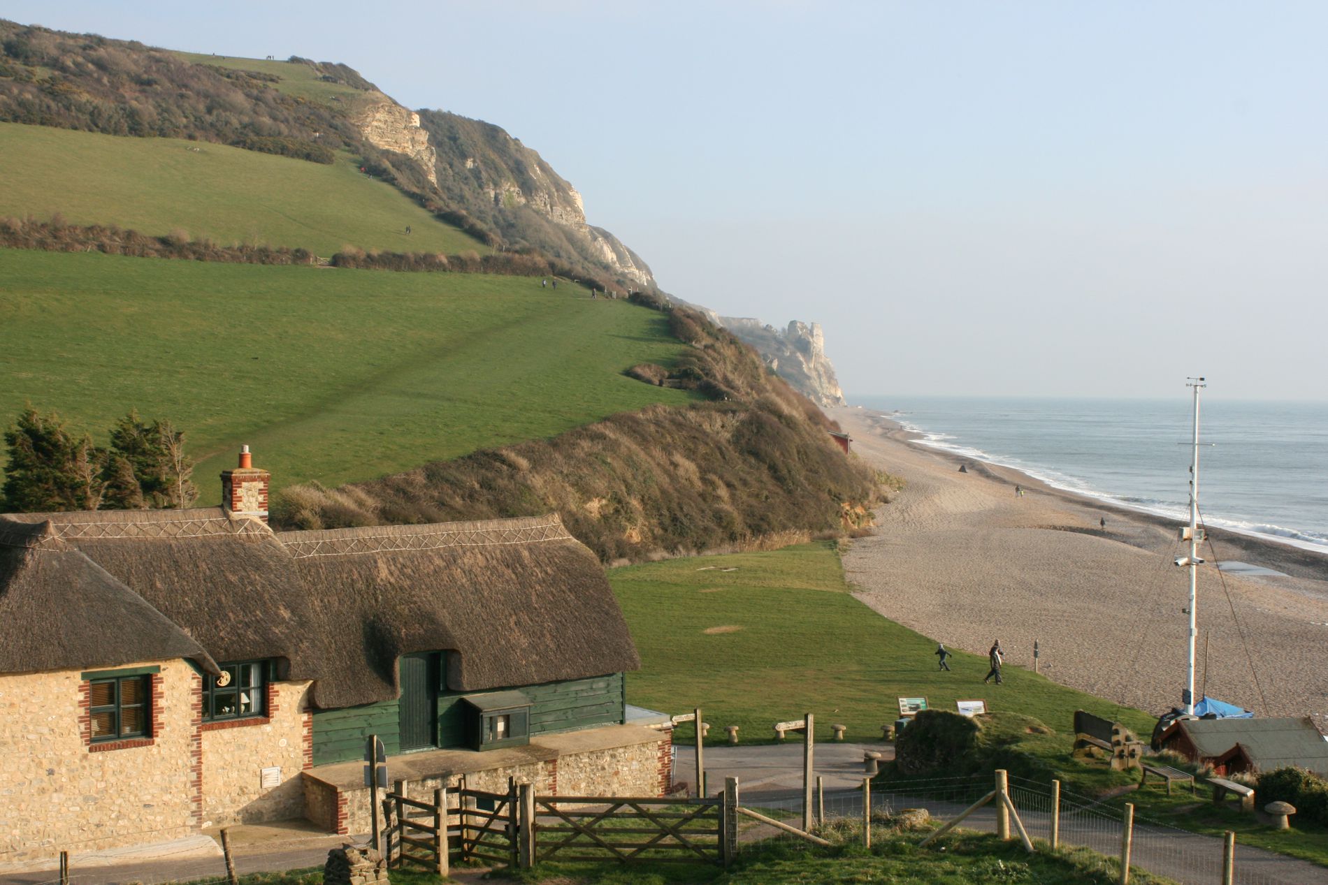 Pink and white bokeh